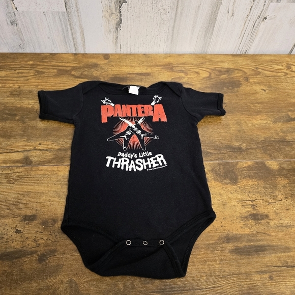 Pantera 2008 Daddys Little Thrasher Graphic Onseie Bodysuit Size 18-24 Months - Picture 7 of 7